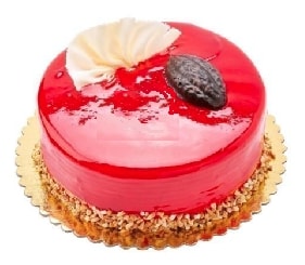 Küçük Sürprizler İçin Frambuazlı Pasta 2-3 Kişilik