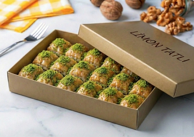 Taze Aromalı 1000 Gr Fıstıklı Baklava